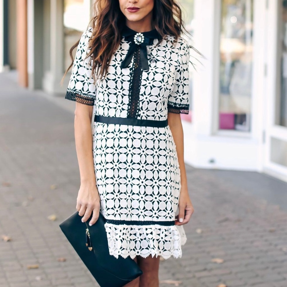 Vici Dolls Queensland Embellished Crochet Lace